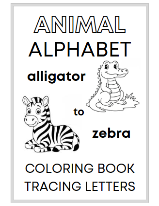 Coloring Book & Letter Tracing Lessons